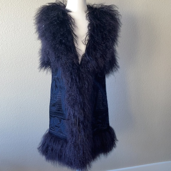 MICHAEL MICHAEL KORS MONGOLIAN LAMB FUR VEST Price firm - Picture 1 of 15